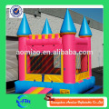 Inflable princesa hop feliz castillo hinchable con bomba de aire barato diseño simple